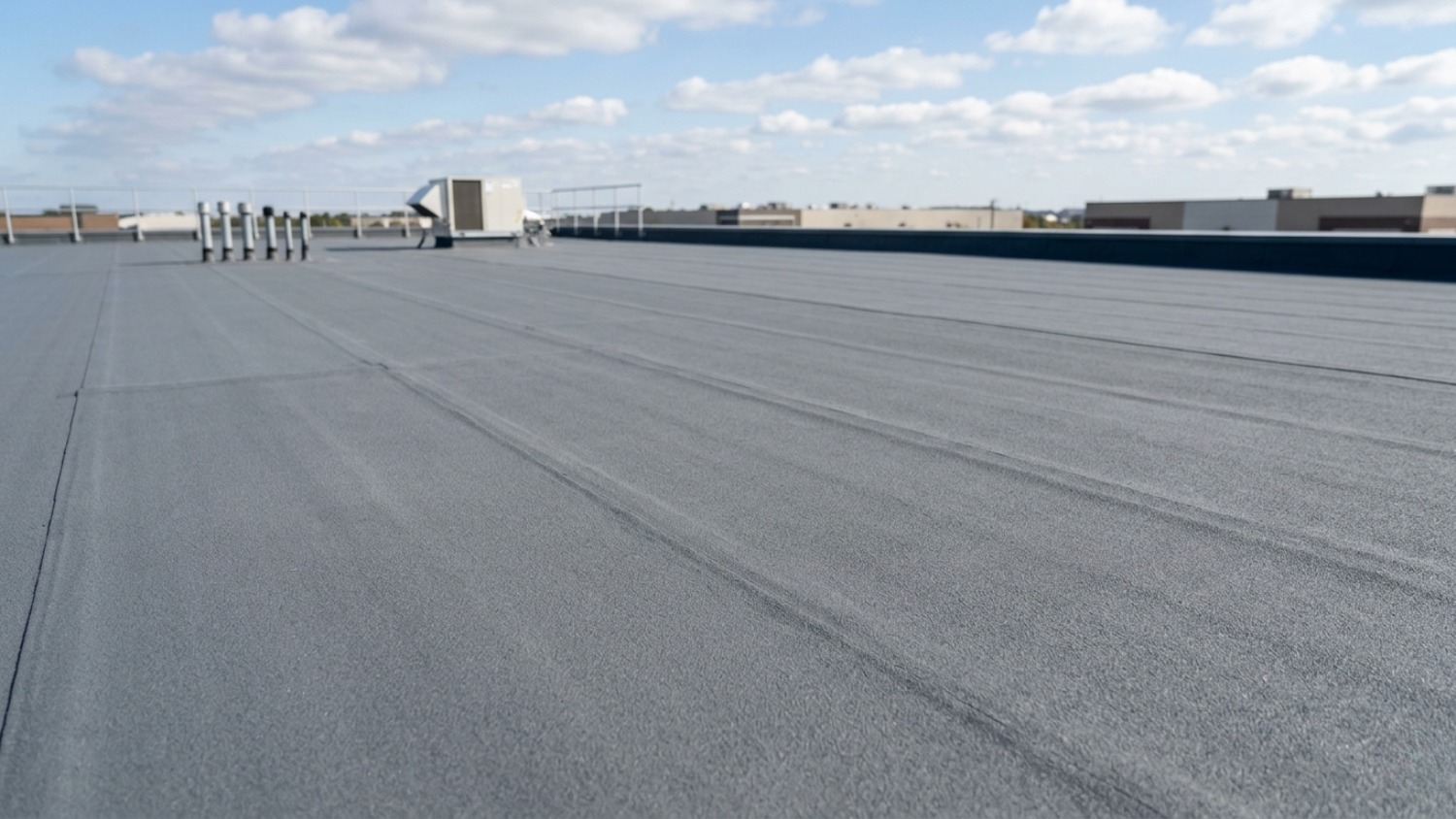 EPDM commercial flat roof