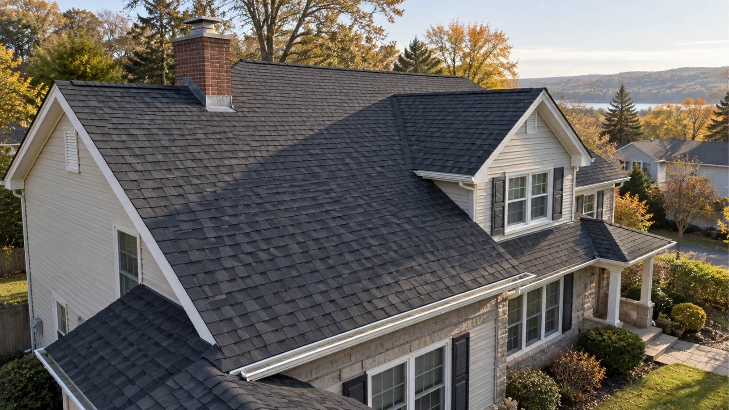 architectural asphalt shingle roof
