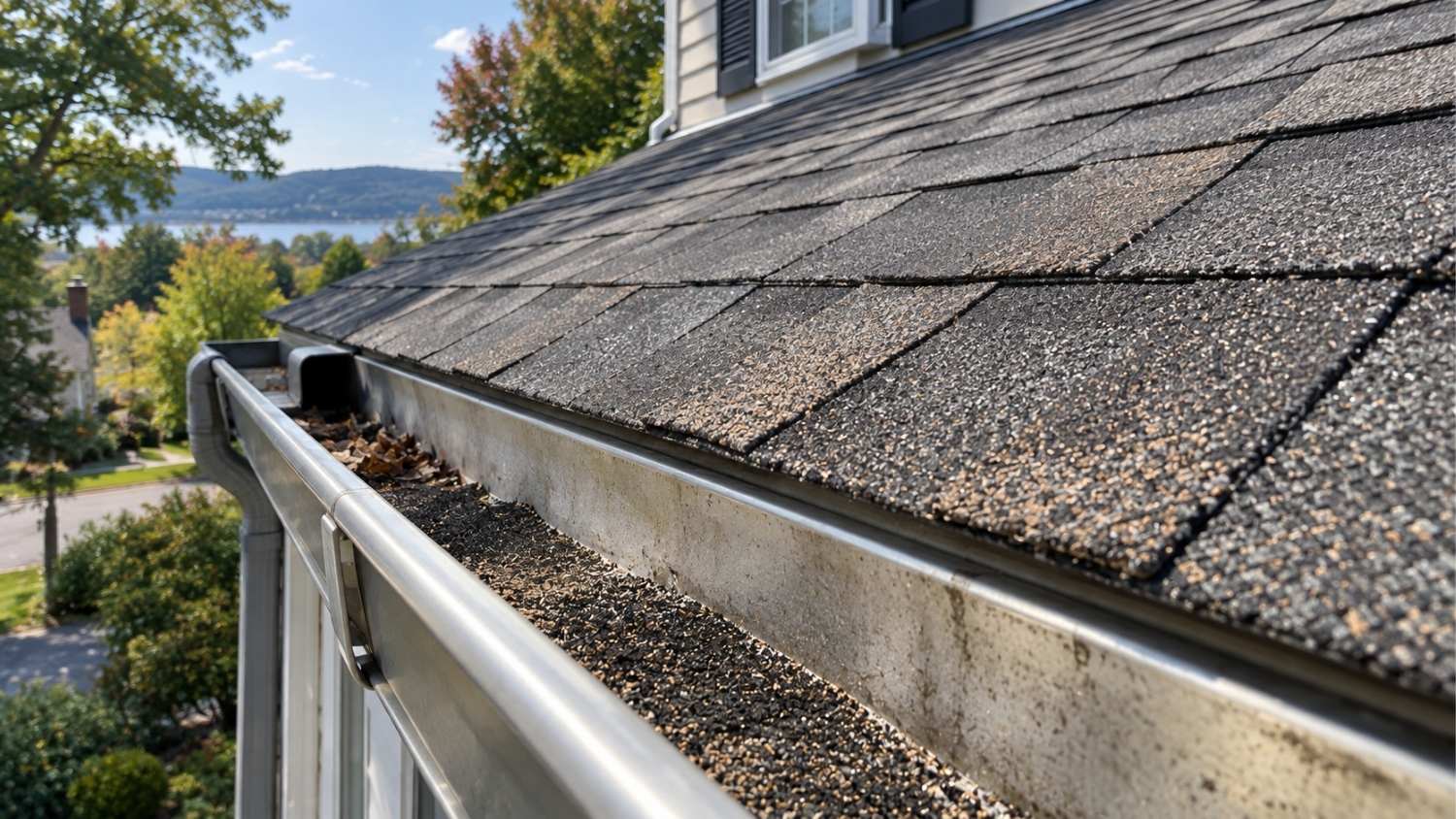 architectural asphalt shingle roof