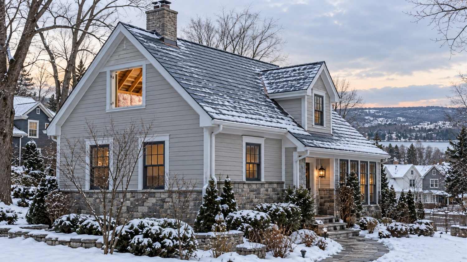 detached suburban home