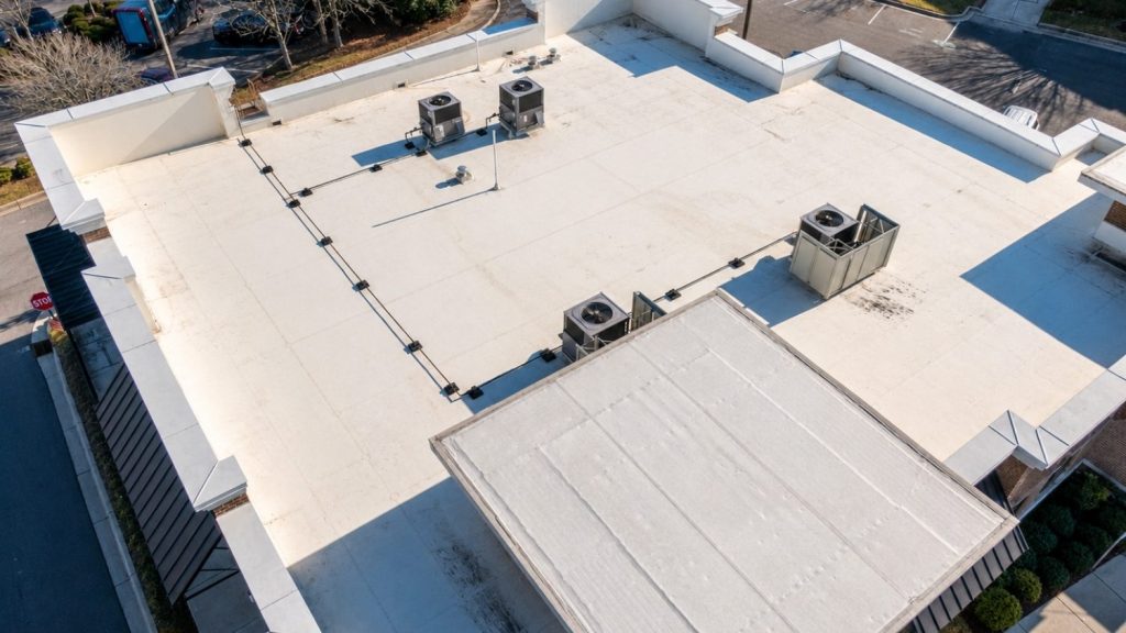 TPO flat roofing systems